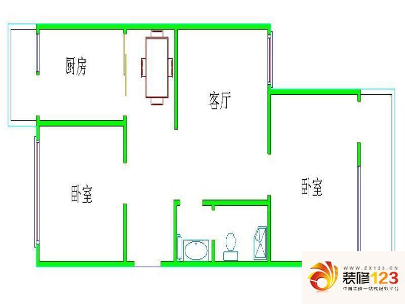 北京清和园清和园 0室 户型图图片大全-我的小区-北京装信通网