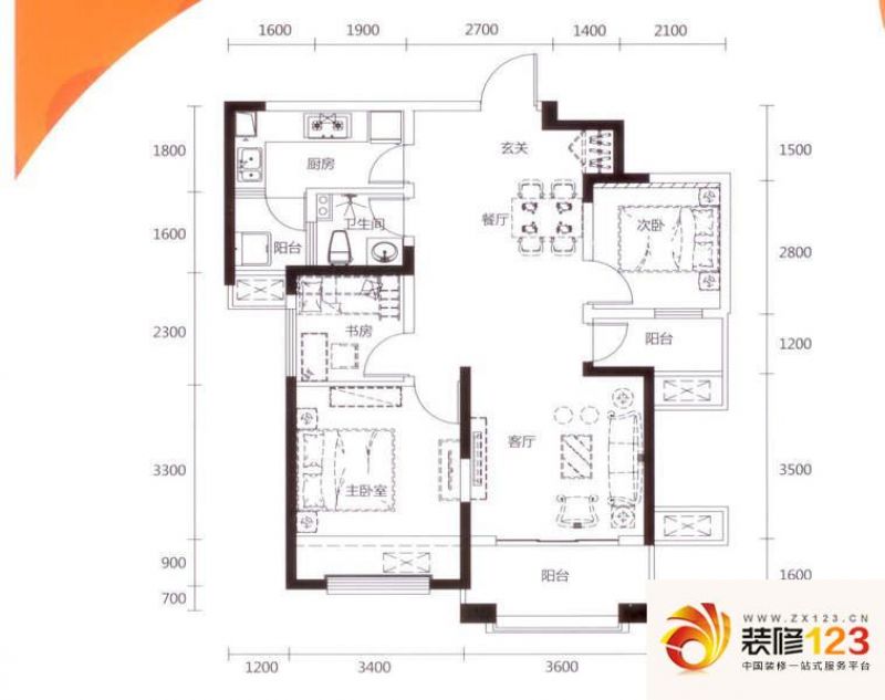 万国城moma三期b3户型户型图