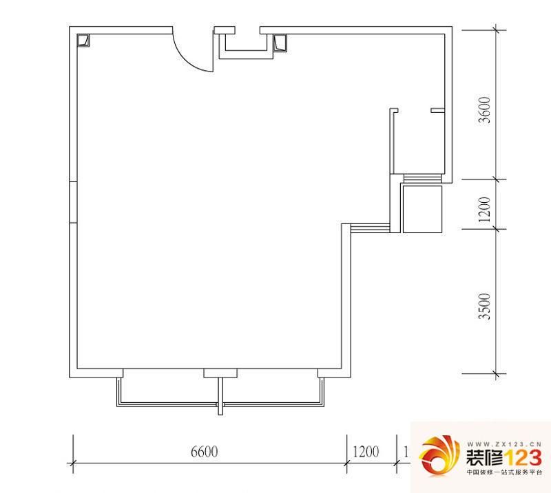 正源尚峰尚水源墅户型图F2户型 2室1厅1卫1厨