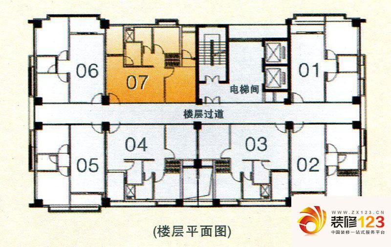 东田百达中心户型图楼层平面图 