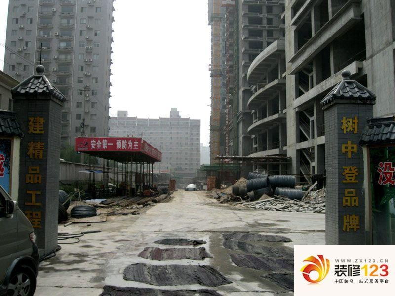 西安国际企业中心实景图（摄于2012年2月）