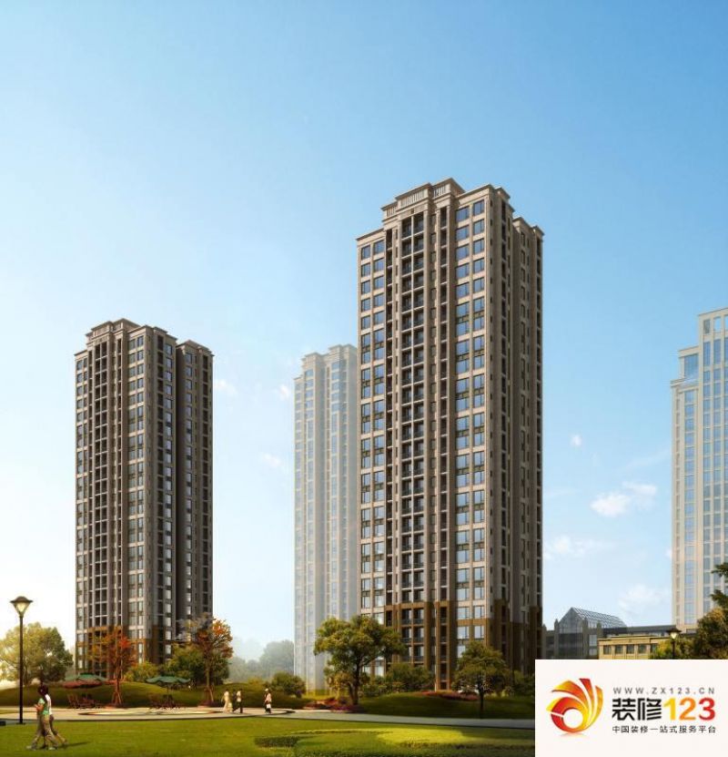 天和新城市广场外景图5#6#楼东南向