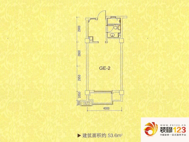 城建琥珀名城GE2户型图