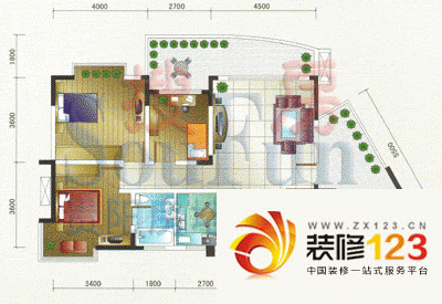 都市花园户型图