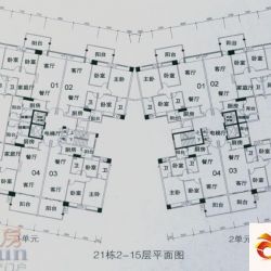 景湖湾畔二期户型图