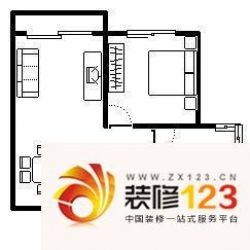 宏远沿河商住楼 2室 户型图 ...