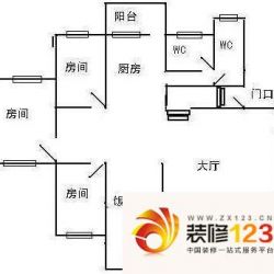 金业别墅花园户型图3室2厅户型图 ...