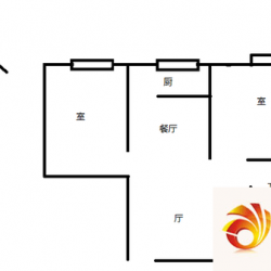 易安花园 2室 户型图