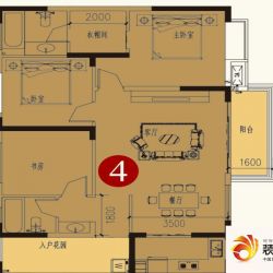 中铁逸都国际户型图51栋4号户 ...