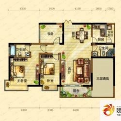 龙湾国际二期户型图6.7号楼C3户 ...