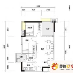 花样年别样城E3户型户型图 ...