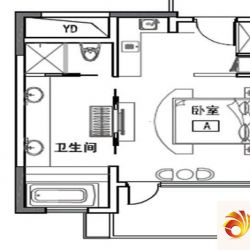 万科双月湾户型图