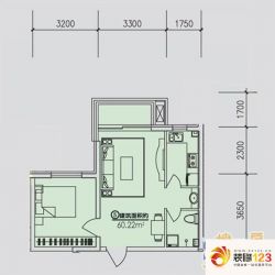 红旗街万达广场户型图