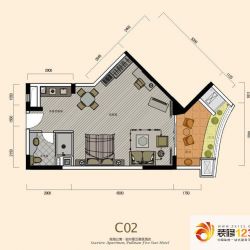 巽寮湾幸福方舟户型图C02户型  ...