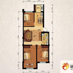 南山学府样板间户型图6号1单元2 ...