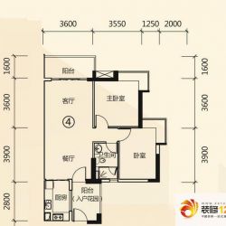 富力现代广场户型图