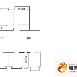 铁四局宿舍 5室 户型图