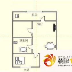 碧涛北园 1室 户型图