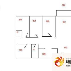 润鑫花园 4室 户型图