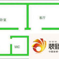 金领公寓 2室户型图