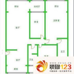 武昌街高层 3室户型图