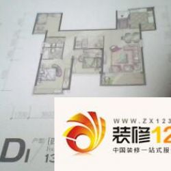 元一名城 3室 户型图