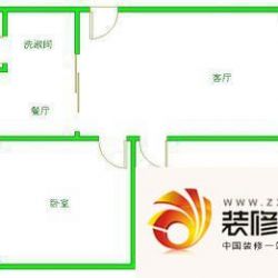 商都花园 2室户型图