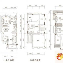 惠州富力湾户型图La1户型 4室2厅 ...