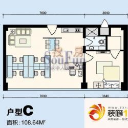 天富公馆户型图