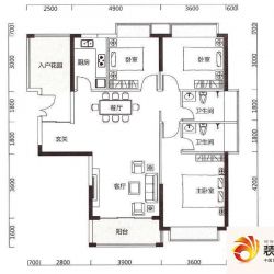 景跃YOYO水岸D户型户型图 ...