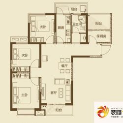 盛润锦绣城C1户型户型图 ...