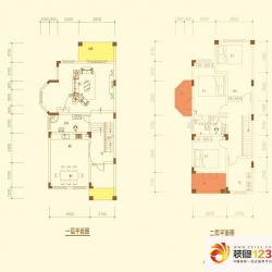 金湖优胜美地户型图B户型-02 3室 ...