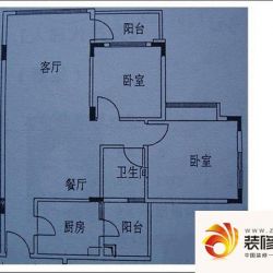 广州雅居乐花园雅逸庭户型图2室2.