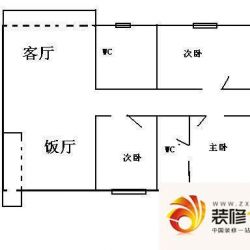 广地花园户型图3室2厅户型图 3室 ...