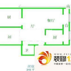 荷花池公寓户型图