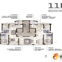 保利达江湾城11E户型图