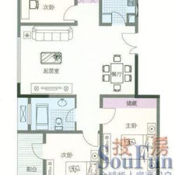 城市风景二期户型图