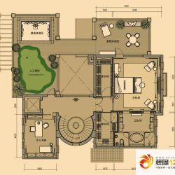 中信御园户型图天伦别墅D2户型三 ...