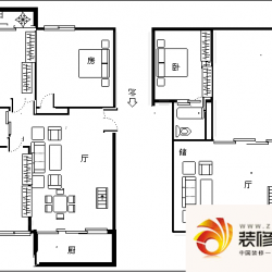 上洋小区 4室 户型图