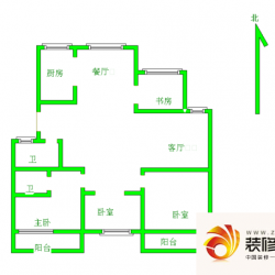 福霞小区 4室 户型图