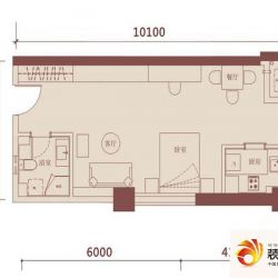 西山银杏芒果公寓户型图