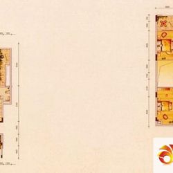 世纪城国际公馆香榭里户型图3栋B ...