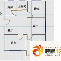 康居时代家园 3室 户型图 ...