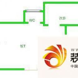 金竹苑 2室 户型图