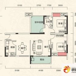 锦地繁花户型图