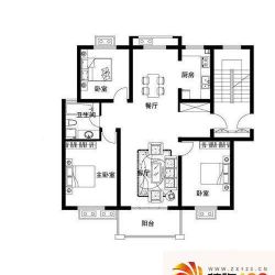 银城明珠户型图户型图 3室2厅1卫 ...