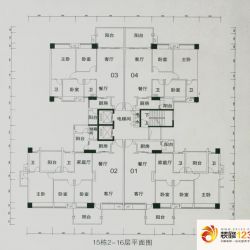 景湖湾畔二期户型图