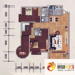 心美TWINS国际商住楼户型图C户型 ...