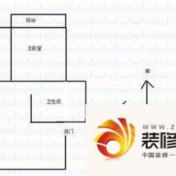 磐金文化城户型图101 2室2厅1卫1 ...