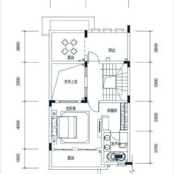 心境山水郡户型图B5户型3F 4室2 ...